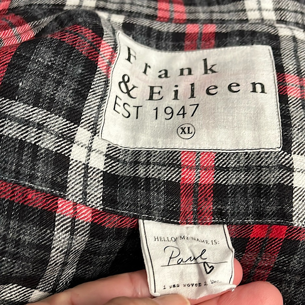 Frank and Eileen button down